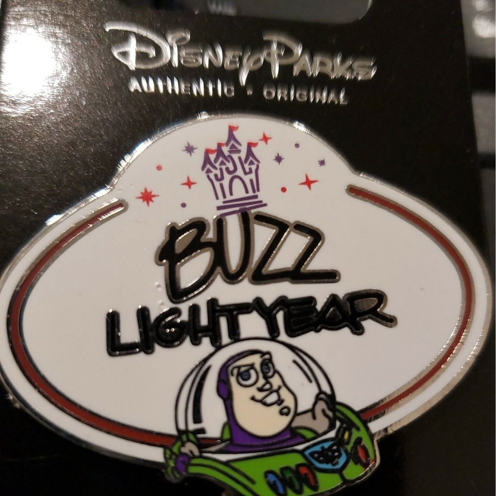 Disney TOY STORY BUZZ CAST NAMETAG HKDL HONG KONG DISNEYLAND Trading Pin‎ CP024